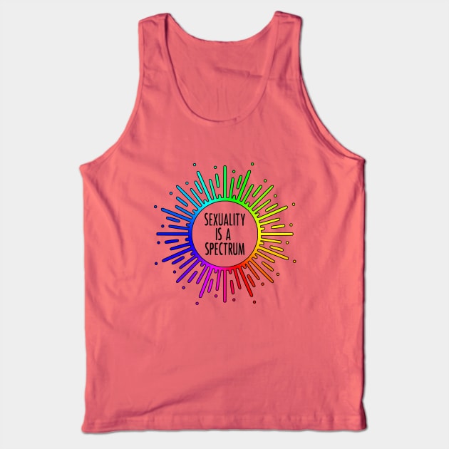 Sexuality Is A Spectrum Tank Top by prettyinpunk